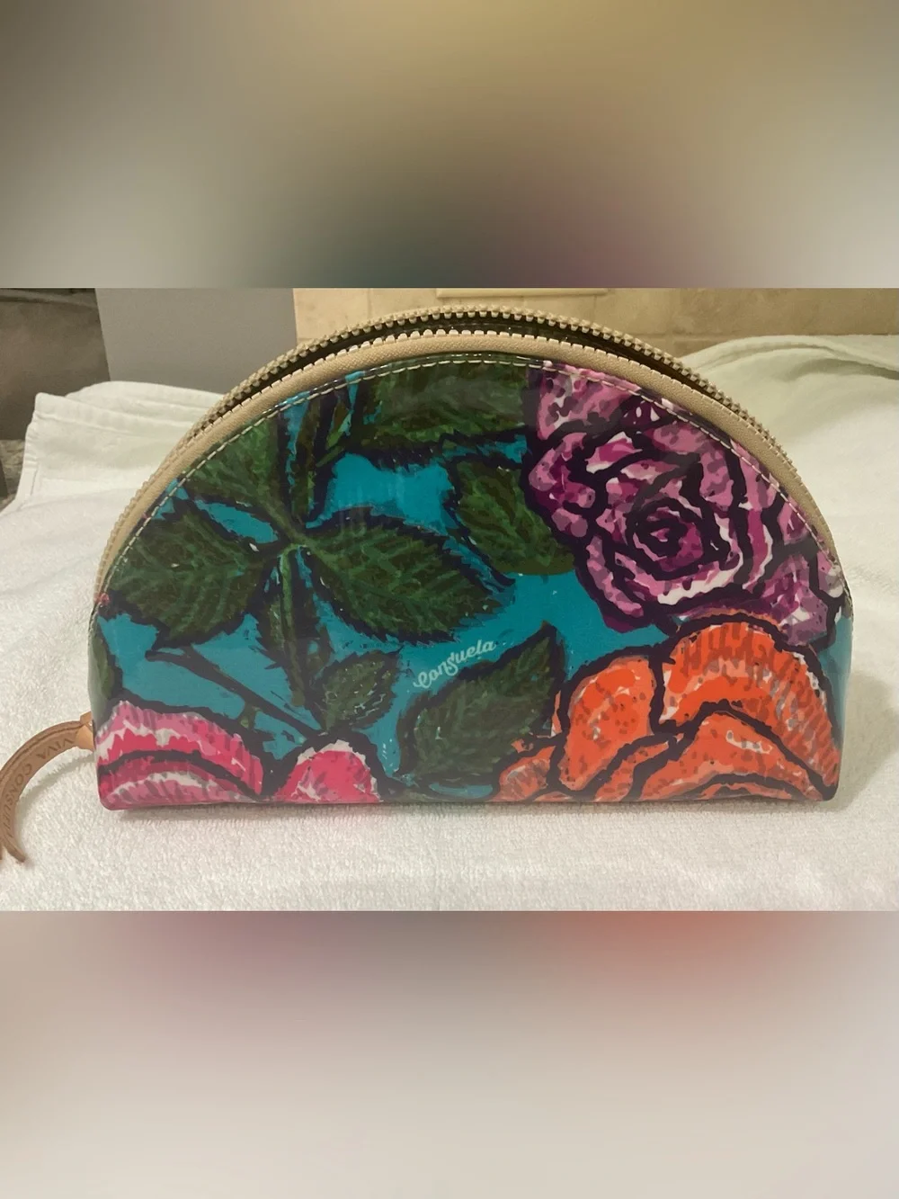 Consuela Rosie Legacy Large Domed Cosmetic Bag Retired